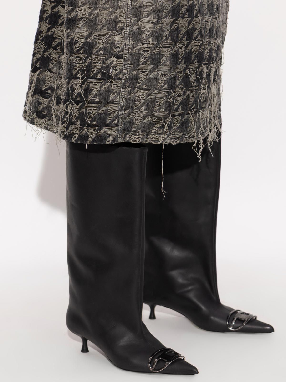 Diesel D-Venus 40 KB Tube black boots | Quaranta Boutique Diesel